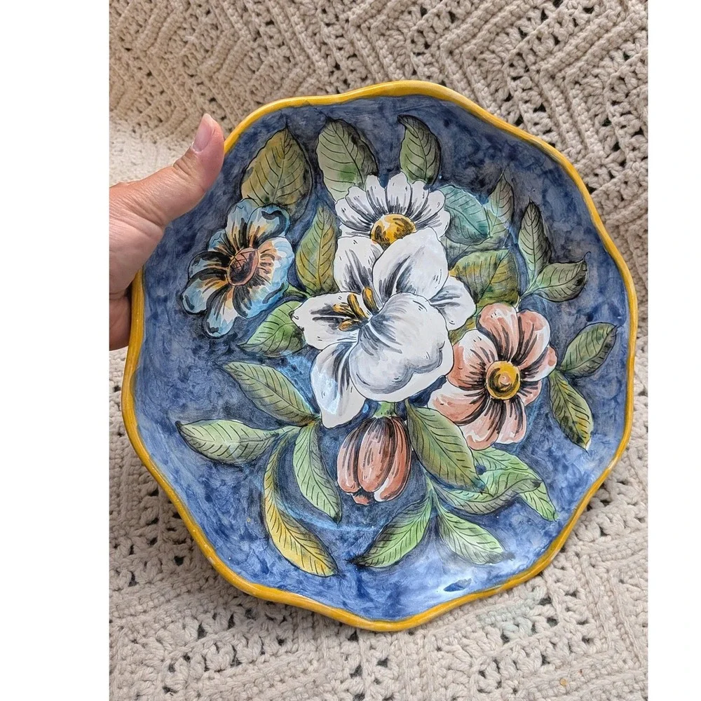 Mayolica Santa Rosa hand painted